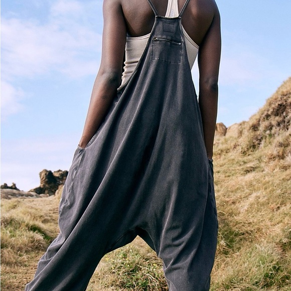 New washed black free people hot shot onesie - Picture 2 of 5